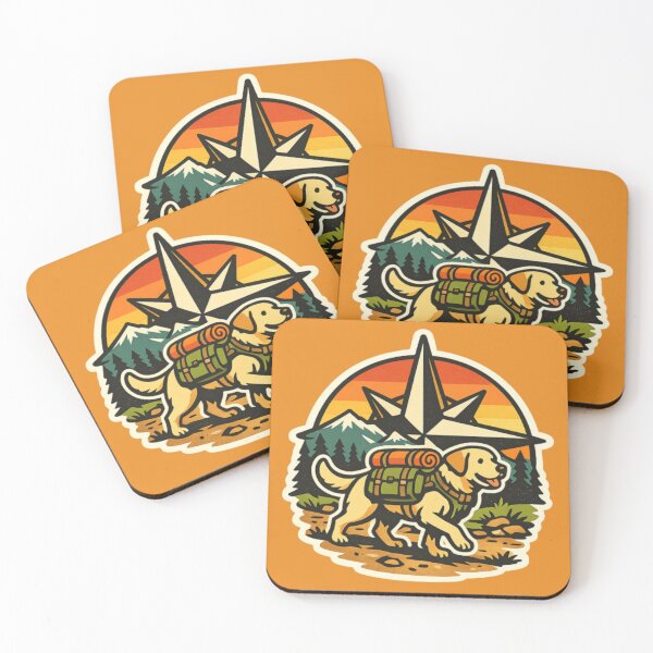 Item preview, Labrador Retriever Compass Badge – Retro Outdoor Explorer Adventure Dog designed and sold by PawPrintCustom.