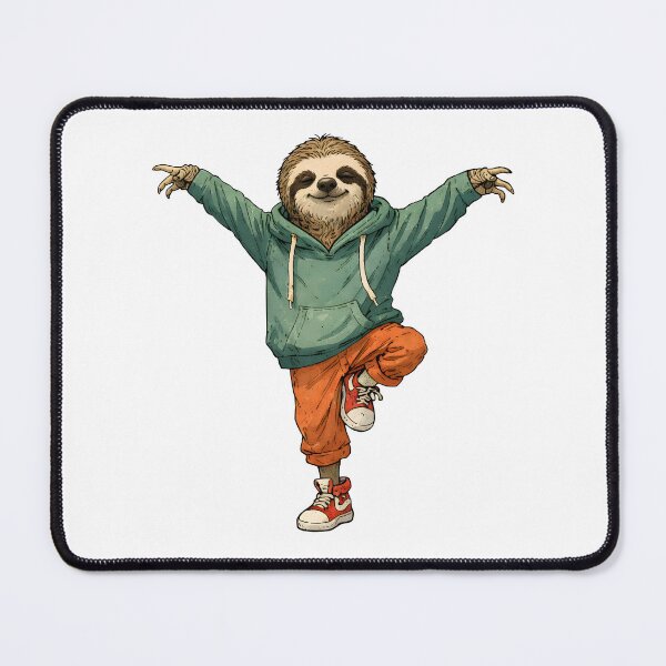Item preview, Chill Sloth Yoga Balance – Relaxed Sloth Illustration designed and sold by Senkov.
