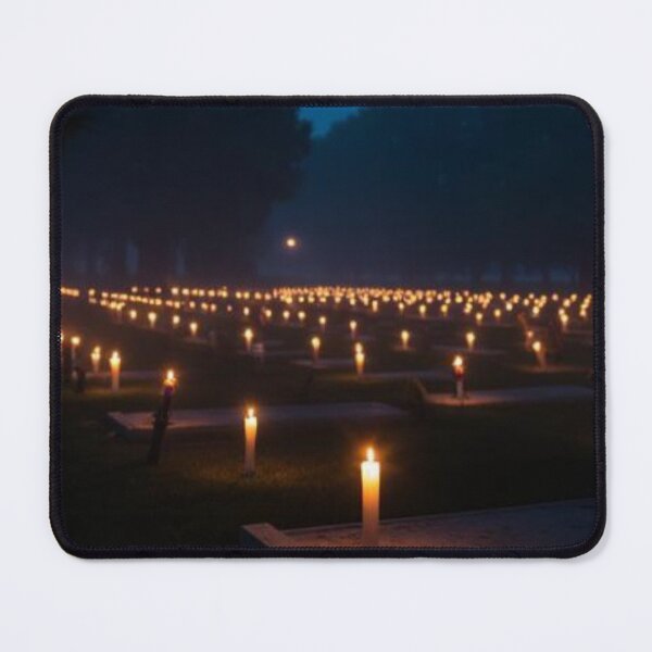 Item preview, Candlelit Cemetery – Dark Atmospheric Art designed and sold by TrueWearCo.