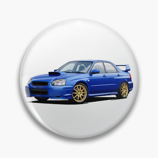 Item preview, Electric Blue Rally Car Sketch designed and sold by CougarDesigns.
