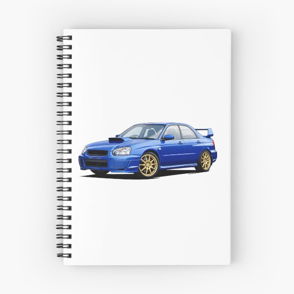 Item preview, Electric Blue Rally Car Sketch designed and sold by CougarDesigns.