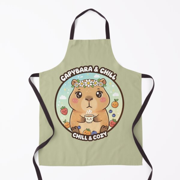 Item preview, Capybara & Chill – Cute Cozy Capybara designed and sold by ValeriValera.