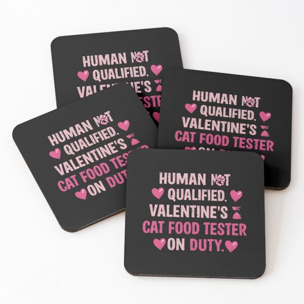 Item preview, Cat food tester,  Valentine's cat  food tester on duty  designed and sold by YourTrendyTees.