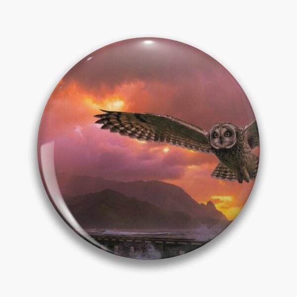 Item preview, Pueo Flying Through Storm on Hanalei By designed and sold by AlexanderOwl.