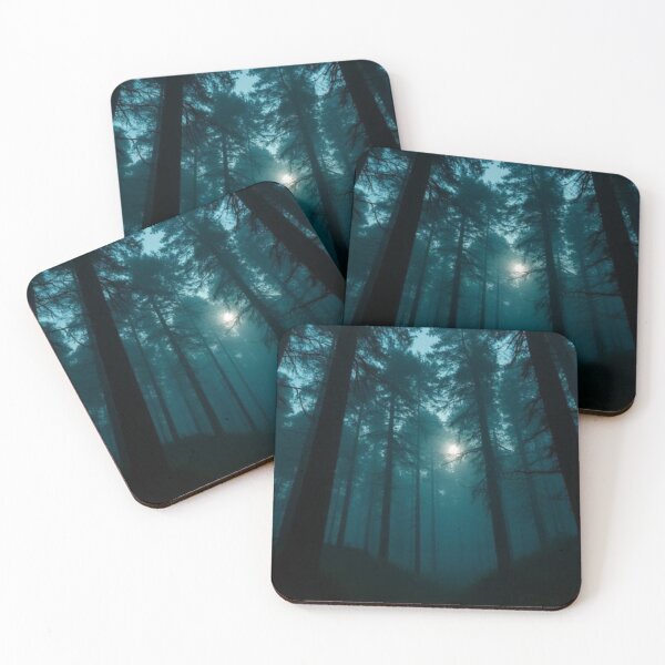 Item preview, Dark Forest at Night – Atmospheric Nature Art designed and sold by TrueWearCo.