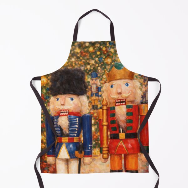 Item preview, Impressionist Christmas Nutcrackers with Sparkling Lights Digital Painting designed and sold by kornkobart.