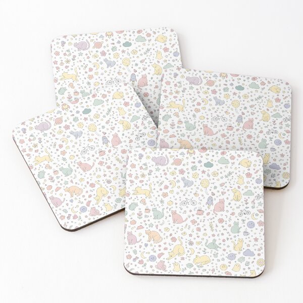 Item preview, Pattern of Playful Cats designed and sold by Kittylovey.