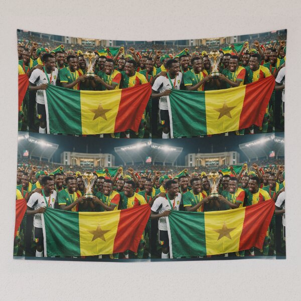 Item preview, Senegal Campeón de la Copa Africana de Naciones 2025 designed and sold by casamomo.