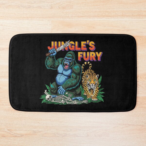 Item preview, Jungle's Fury Gorilla and Leopard Battle designed and sold by TeeARTHY.