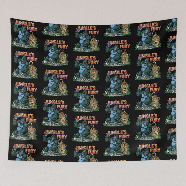 Item preview, Jungle's Fury Gorilla and Leopard Battle designed and sold by TeeARTHY.