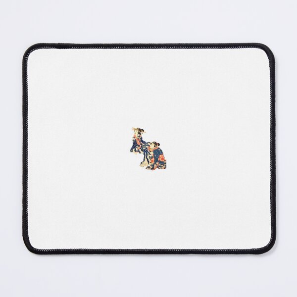 Item preview, Japan Ukiyoe two girls blue kimono designed and sold by Ukiyoe_japan.