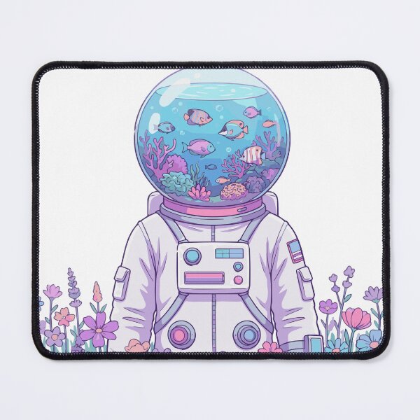 Item preview, Surreal Astronaut Fishbowl Helmet - Dreamy Space Nature designed and sold by MAB CREATIVE.