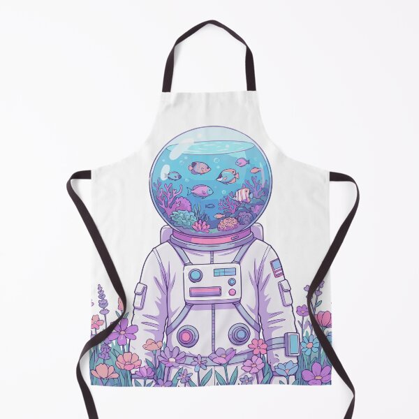 Item preview, Surreal Astronaut Fishbowl Helmet - Dreamy Space Nature designed and sold by MAB CREATIVE.
