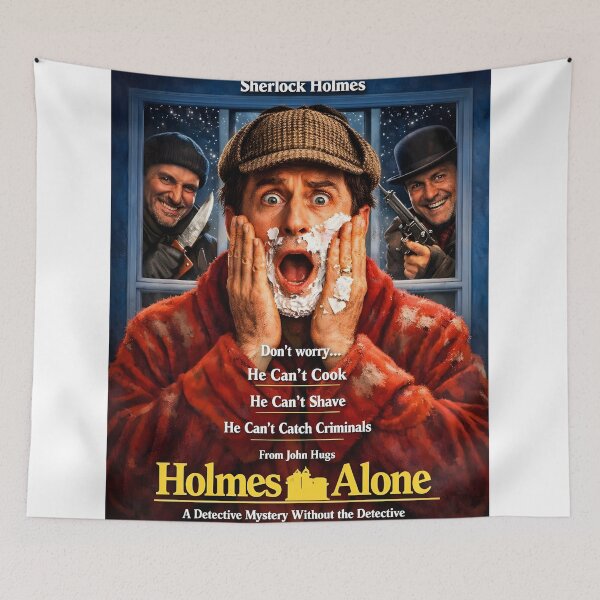 Item preview, Movie Poster Parody: Holmes Alone designed and sold by MatureProcure.