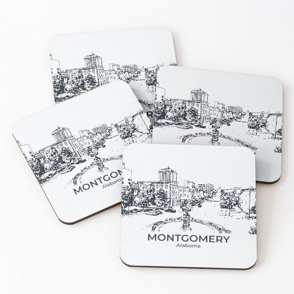 Artikelvorschau, Montgomery - Alabama entworfen und verkauft von Lakeric Cityscapes.