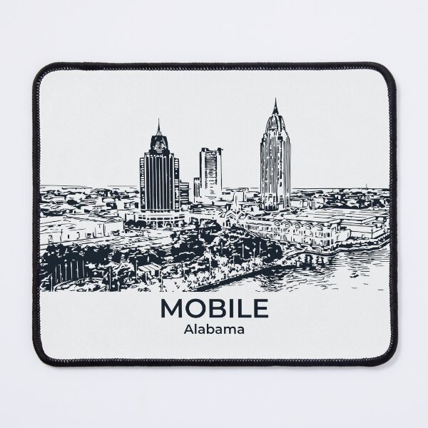 Item preview, Mobile - Alabama designed and sold by Lakeric Cityscapes.