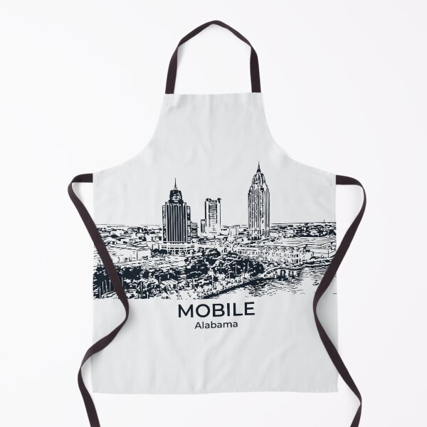 Aperçu de l'œuvre Mobile - Alabama créée et vendue par Lakeric Cityscapes.