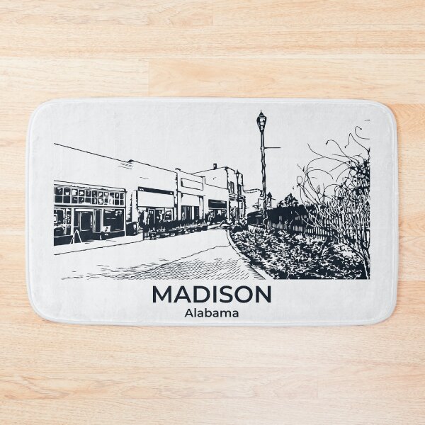 Artikelvorschau, Madison - Alabama entworfen und verkauft von Lakeric Cityscapes.