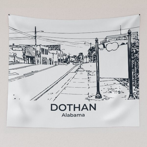 Item preview, Dothan - Alabama designed and sold by Lakeric Cityscapes.