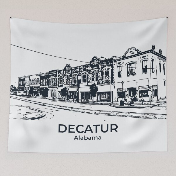 Item preview, Decatur - Alabama designed and sold by Lakeric Cityscapes.