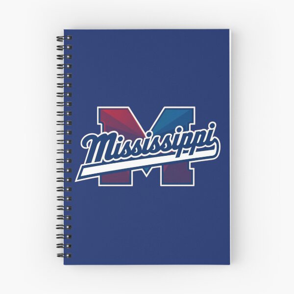 Item preview, Mississippi logo with large M script design vibrant designed and sold by Rue Market.