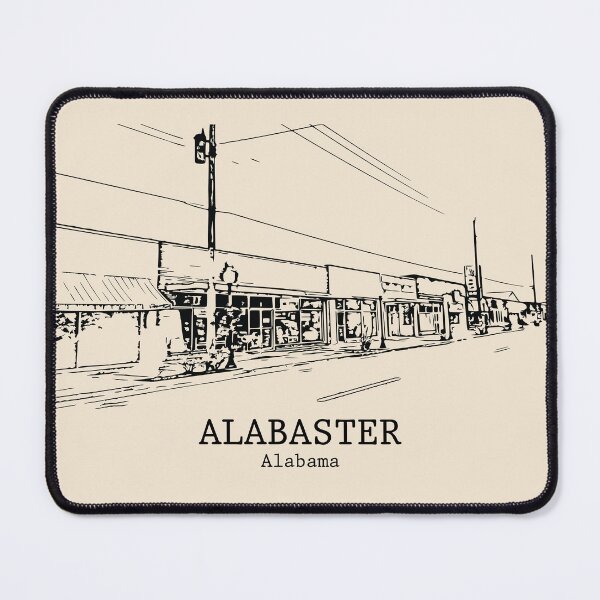Item preview, Alabaster - Alabama designed and sold by Lakeric Cityscapes.