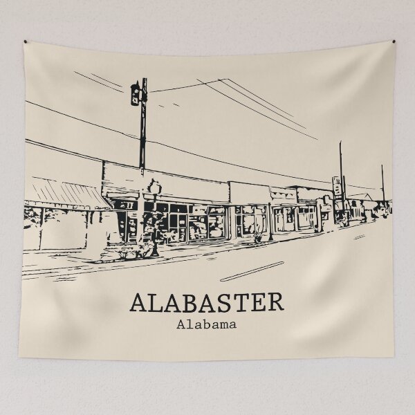 Item preview, Alabaster - Alabama designed and sold by Lakeric Cityscapes.