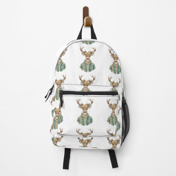Item preview, Deer with Floral Antlers Nature designed and sold by TeeARTHY.