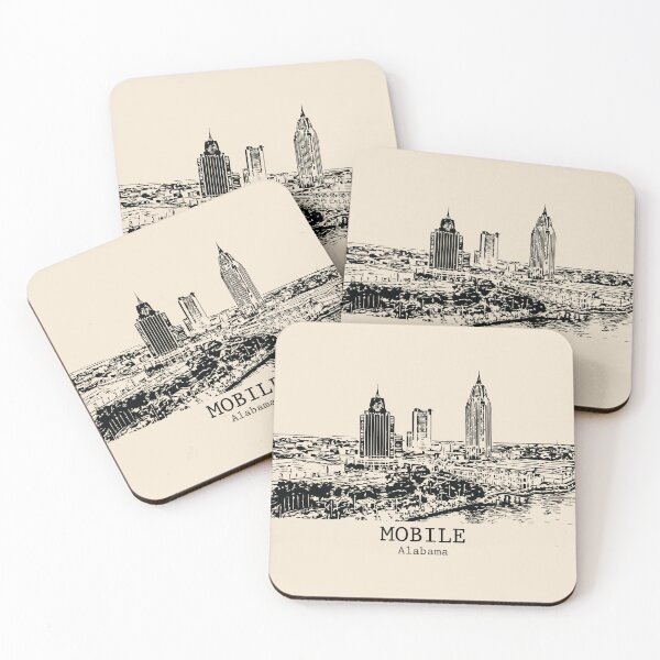 Item preview, Mobile - Alabama designed and sold by Lakeric Cityscapes.