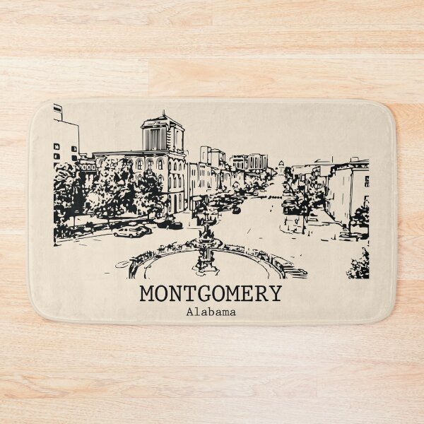 Artikelvorschau, Montgomery - Alabama entworfen und verkauft von Lakeric Cityscapes.