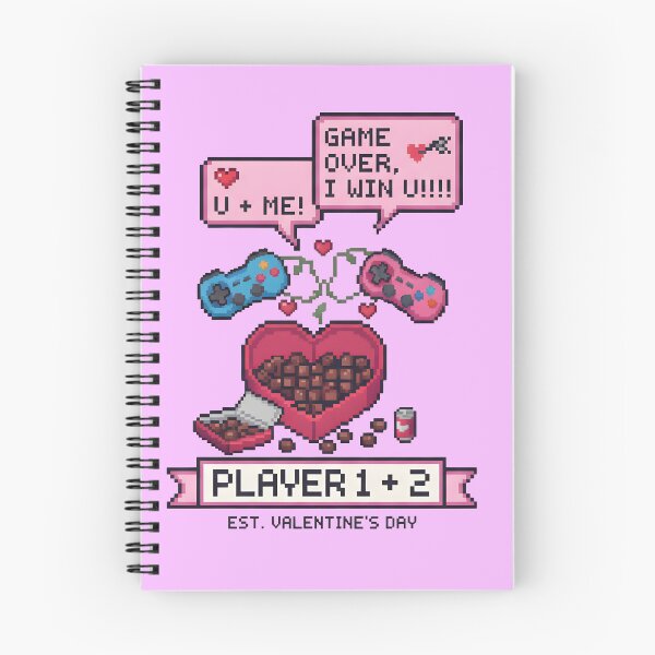 Item preview, Gamer Valentine Pixel Art Player 1 + 2 designed and sold by Avensysshop.