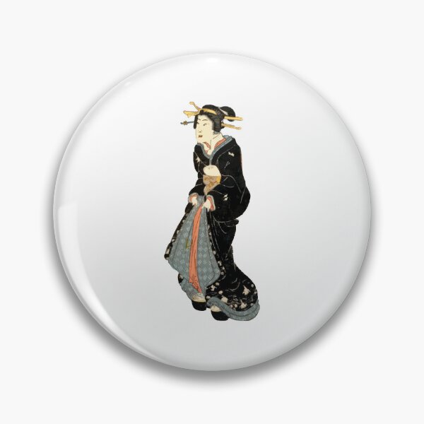 Item preview, Japan Ukiyoe woman Black kimono designed and sold by Ukiyoe_japan.