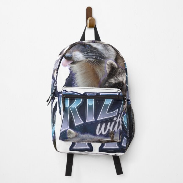 Item preview, Rizz Em With The Tism Raccoon Meme designed and sold by TynesDesign.