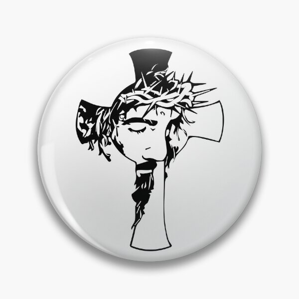 Item preview, Jesus In Cross - Artistic Silhouette Graphic designed and sold by itsjuztin.