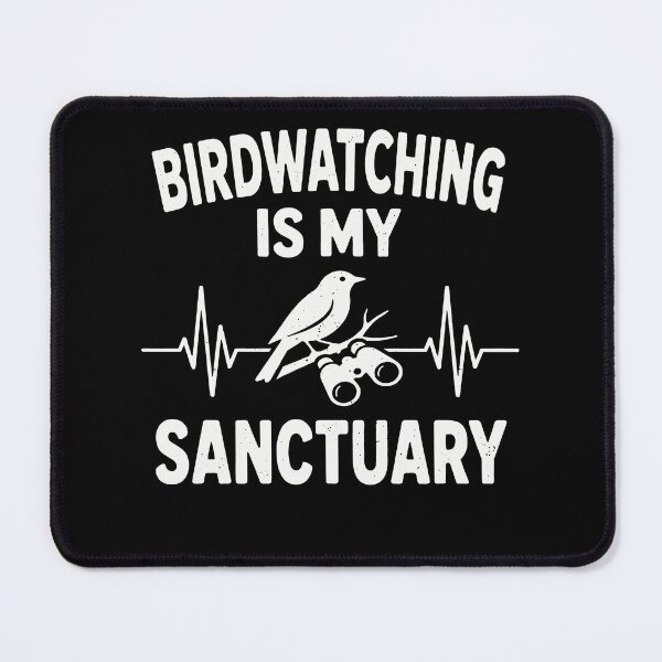 Item preview, Birdwatching Is My Sanctuary - Vintage Nature & Bird Lover Design designed and sold by Axivra.