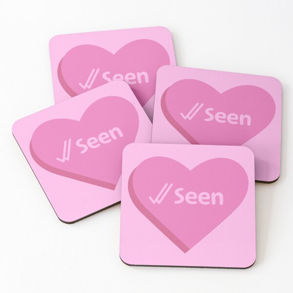 Item preview, Anti-Valentine Candy Heart - Left on Seen designed and sold by Little Spoop.