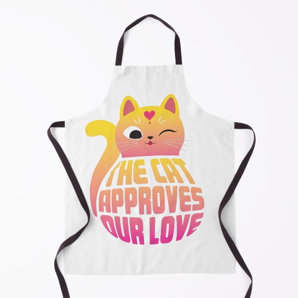 Item preview, Cat Approves Our Love Valentine designed and sold by Cat Quotes.