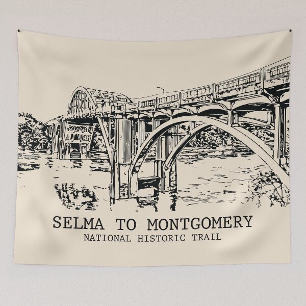 Item preview, Selma to Montgomery National Historic Trail designed and sold by Lakeric Cityscapes.