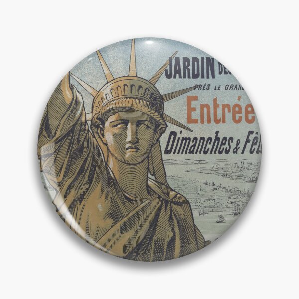 Item preview, Statue of Liberty Advertisement Poster (1878) designed and sold by 19th Century in Color.