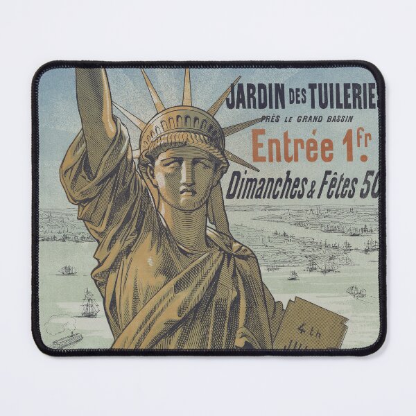 Item preview, Statue of Liberty Advertisement Poster (1878) designed and sold by 19th Century in Color.