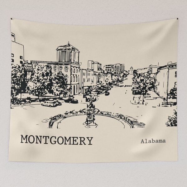 Item preview, Montgomery Alabama designed and sold by Lakeric Cityscapes.