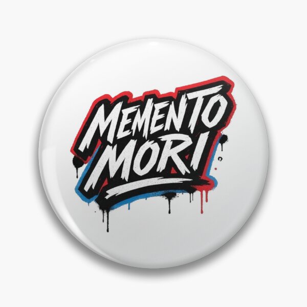 Artikelvorschau, Memento Mori – Graffiti-Text mit Farbtropfen entworfen und verkauft von Wawan35200.