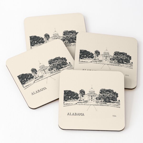 Item preview, Alabama State USA designed and sold by Lakeric Cityscapes.
