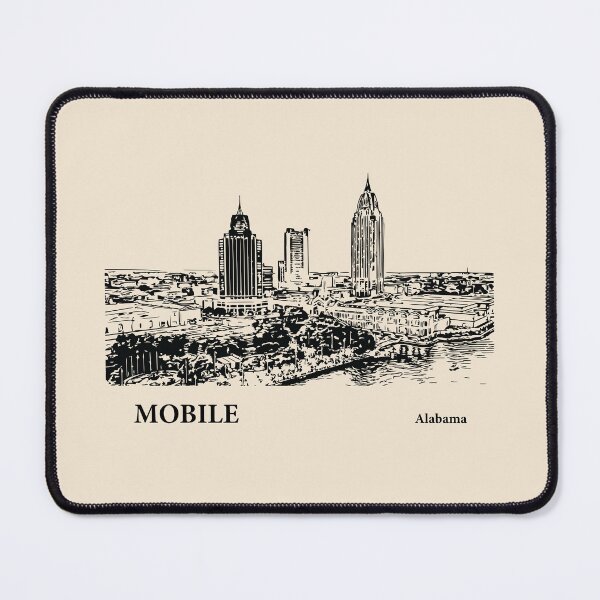Item preview, Mobile Alabama designed and sold by Lakeric Cityscapes.