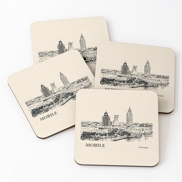 Item preview, Mobile Alabama designed and sold by Lakeric Cityscapes.
