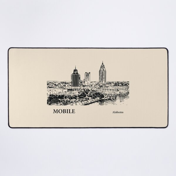 Item preview, Mobile Alabama designed and sold by Lakeric Cityscapes.
