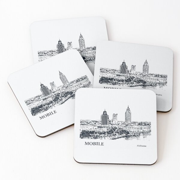 Item preview, Mobile Alabama designed and sold by Lakeric Cityscapes.