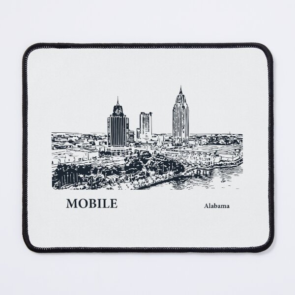 Item preview, Mobile Alabama designed and sold by Lakeric Cityscapes.
