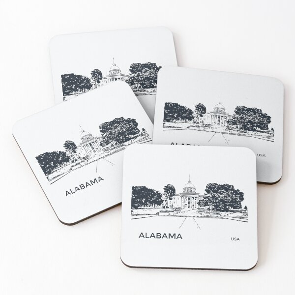 Item preview, Alabama State USA designed and sold by Lakeric Cityscapes.