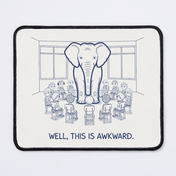 Item preview, Awkward Elephant in the Room  designed and sold by CamaleonDesigns.